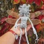 A photo of the sculpture 'fairy' by Laura Ouimet